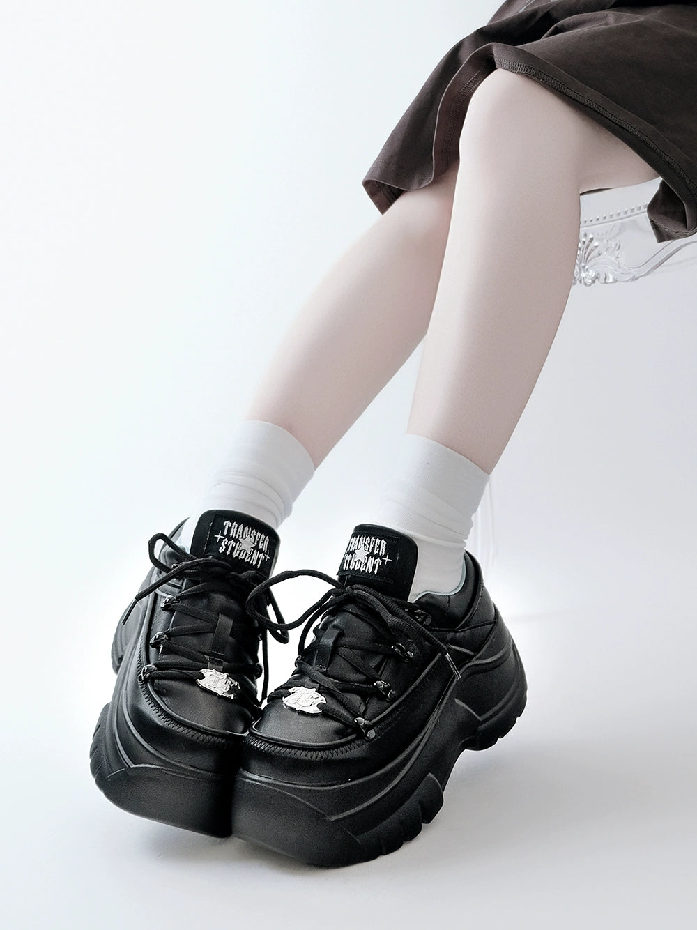 Jirai Kei High Platform Shoes, Casual Sneakers 44006:793174