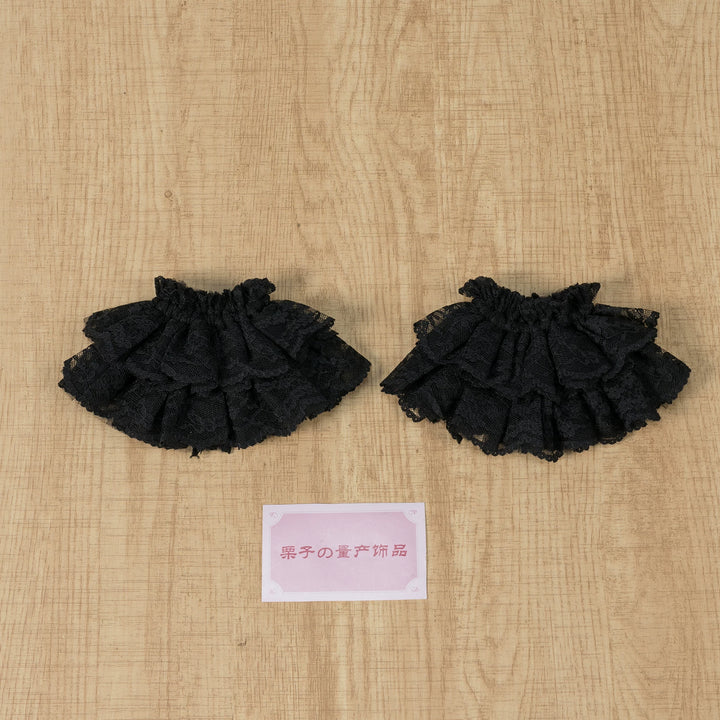 Ryousangata Lace Cuffs, Bow and Heart-shaped Rhinestone 45339:845047