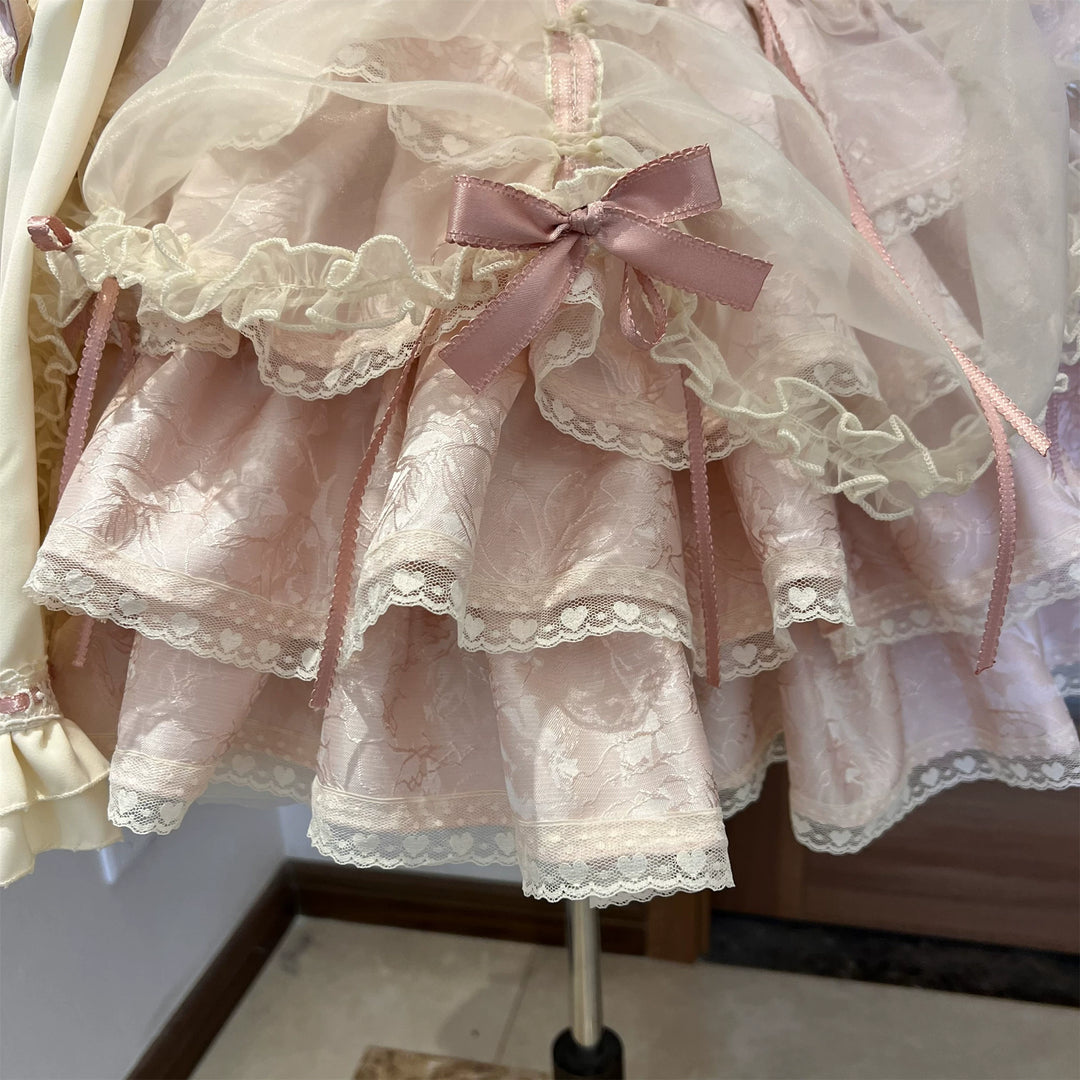 Ballet Lolita Dress Subculture Gyaru Lolita Dress 35312:493056