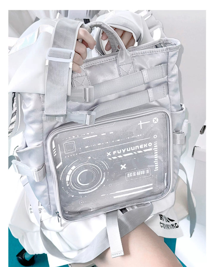 Large Capacity Itabag Backpack, Satin Waterproof Fabric 45429:850252