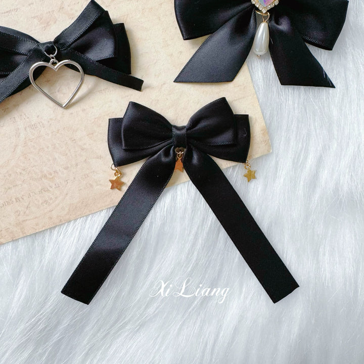 Jirai Kei Hair Clip Handmade Metal Heart Barrette 35284:492598 35284:492598