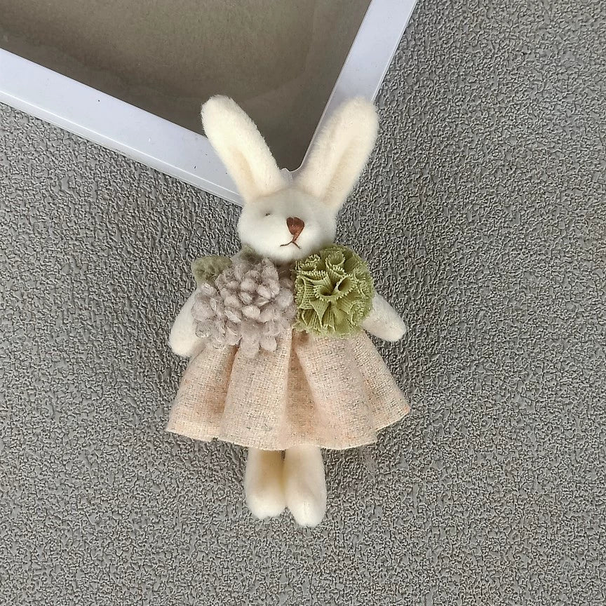 Mori Kei Brooch Cute Doll Brooch Plush Bunny Pin For Bags 36430:520928