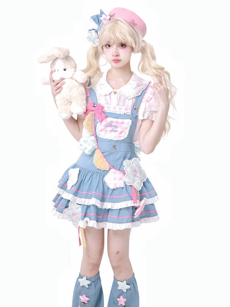 Sweet Lolita Dress Salopette Overall Skirt 37002:543858