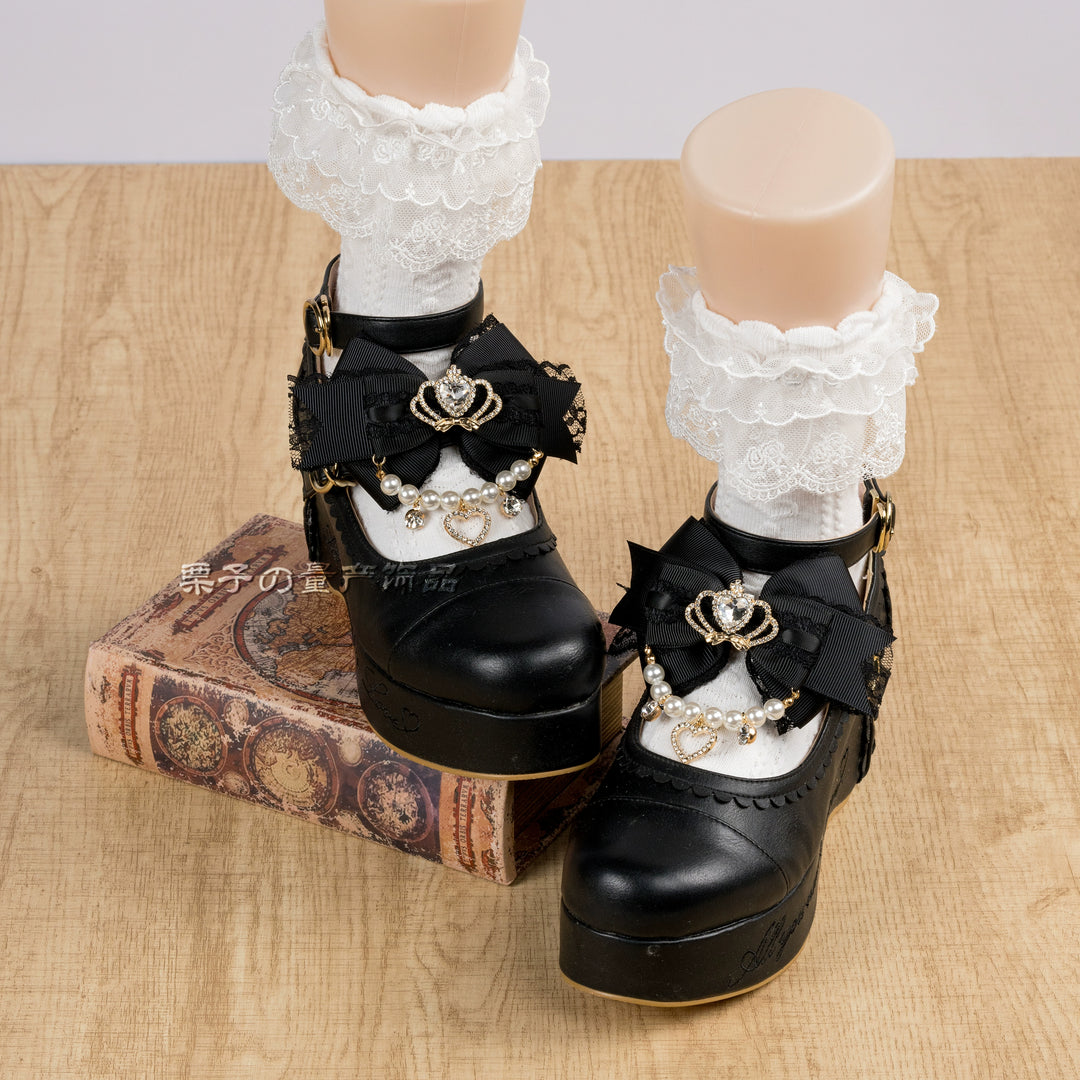 Lace Jirai Kei Shoe Clips, Hair Clips 44009:793149