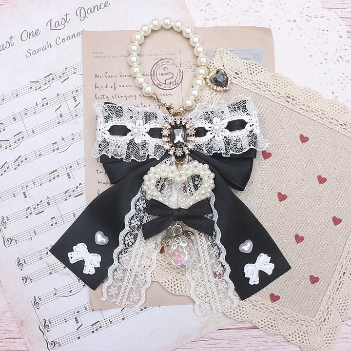 Jirai Kei Key Chain & Bag Charm, Rhinestone Decoration 45074:837234