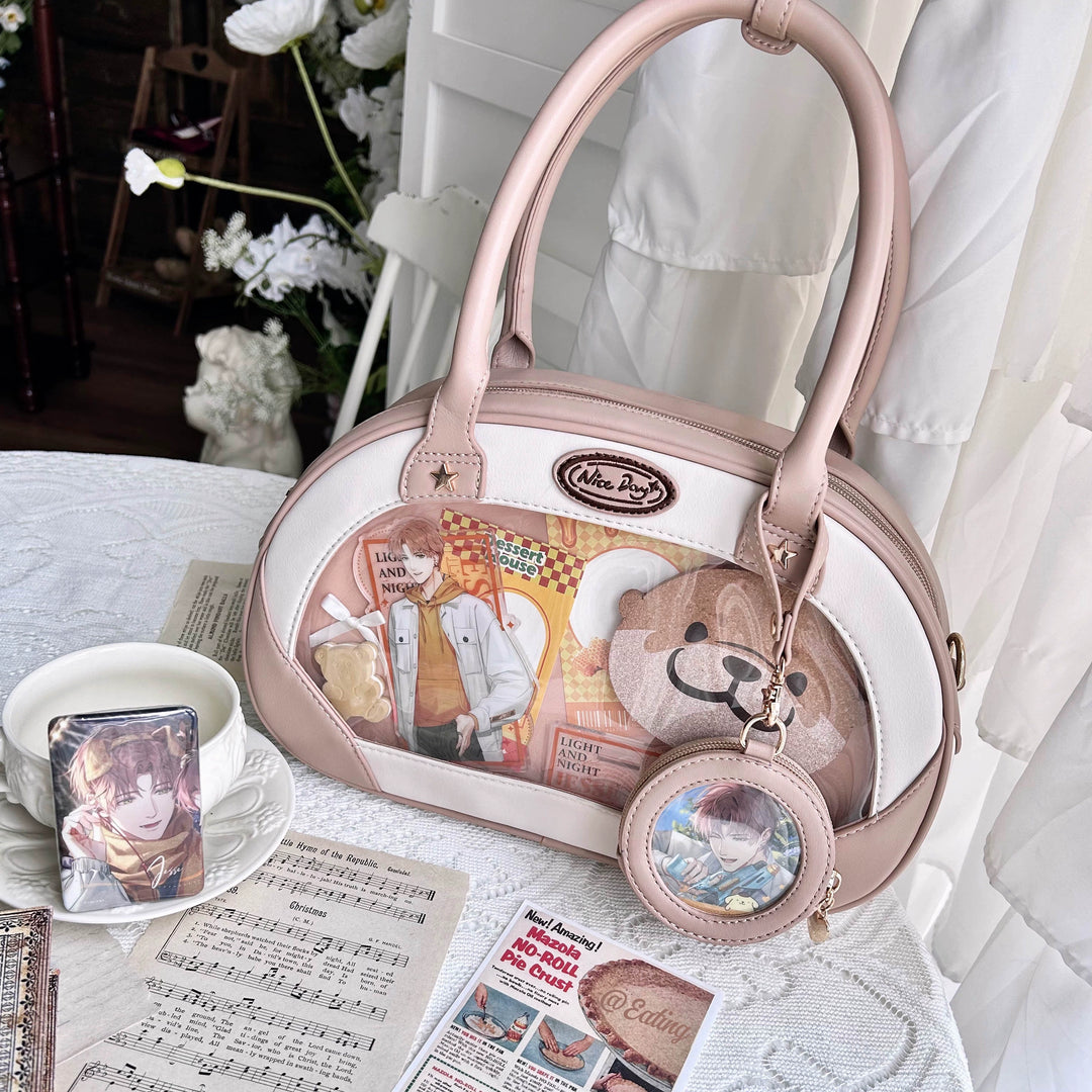 Adorable Itabag Dog Frisbee Crossbody Bag Embroidered Bag 38892:642370