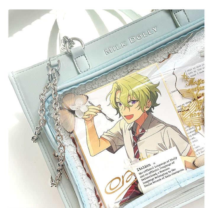 Large Capacity Ita Bag, Checkered Background 43233:779419