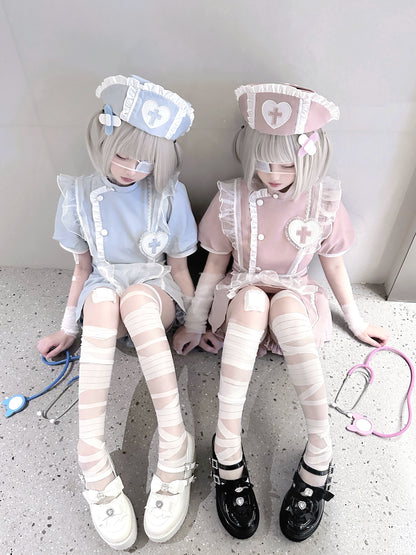 Tenshi Kaiwai Dress Set Nurse Medical Series Outfit Sets 37460:559990