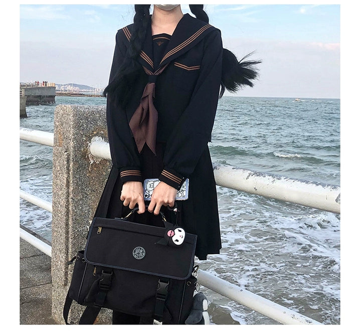 Autumn JK Uniform Sailor Top, Embroidered 43789:786066