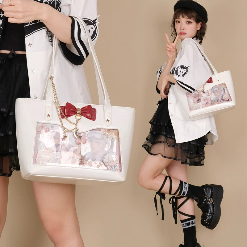 Kawaii Ita Bag Large Capacity Star Moon Shoulder Bag 40128:655366