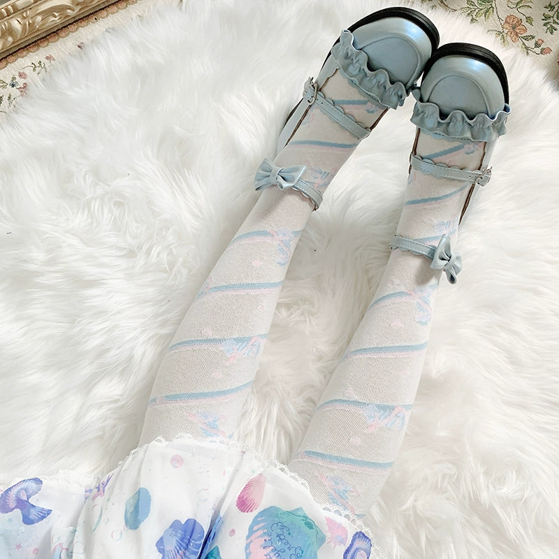 Lolita Japanese Socks Autumn Winter Knee Slim Socks 22794:339614 22794:339614