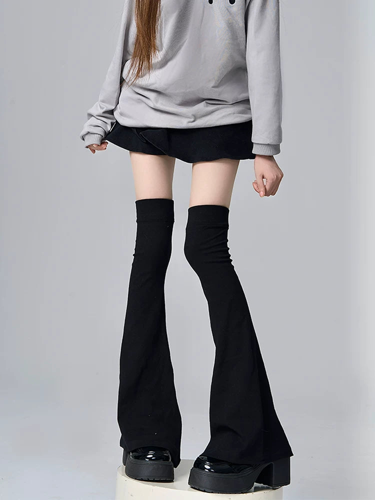 Y2K Over-Knee Leg Warmers, Tulle Chain Design 45201:840503