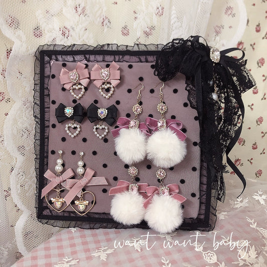 Jirai Kei Jewerlry Box Earrings Handmade Display Storage Rack 35644:500594