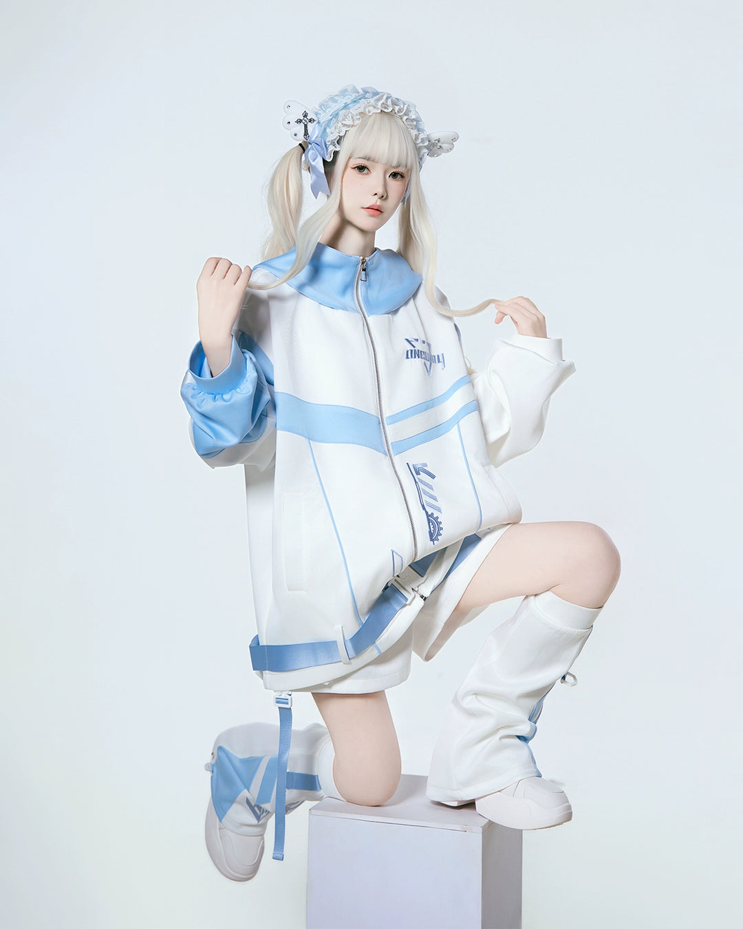 Plus Size Tenshi Kaiwai Outfit, Jacket and Shorts 44120:796940