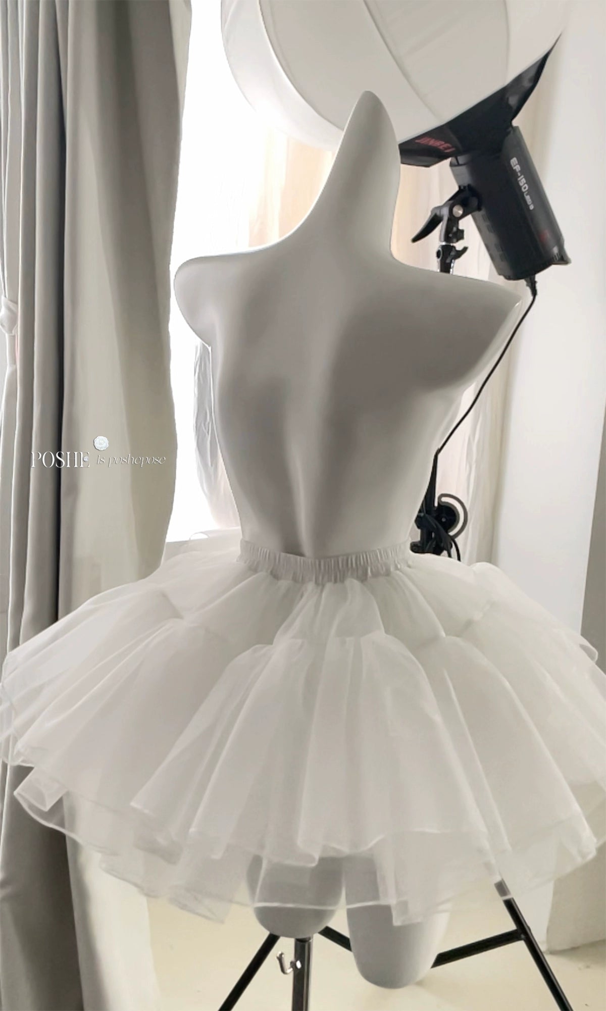 Lolita Dress Petticoat Puffy Black And White Pettipants 36386:542592
