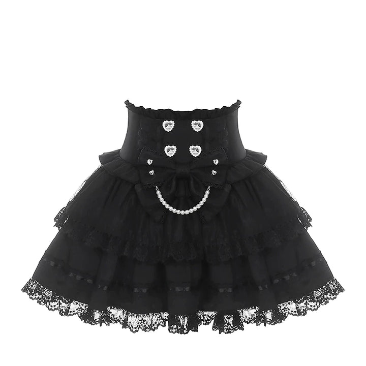 Jirai Kei Sailor Collar Blouse, Cinched Waist Tiered Skirt (L M S XL) 45571:855953