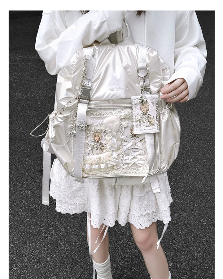 Large Capacity Itabag, Casual School Backpack 45428:848518