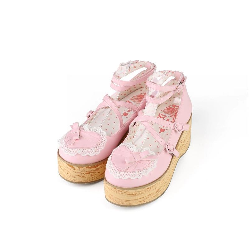 Lolita Shoes Platform Shoes Bow High Heels Shoes (34 35 36 37 38 39 40 41) 35590:542154