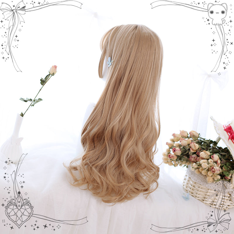 Harajuku Fashion Lolita Long Curly Wig 5Colors 22814:330384 22814:330384