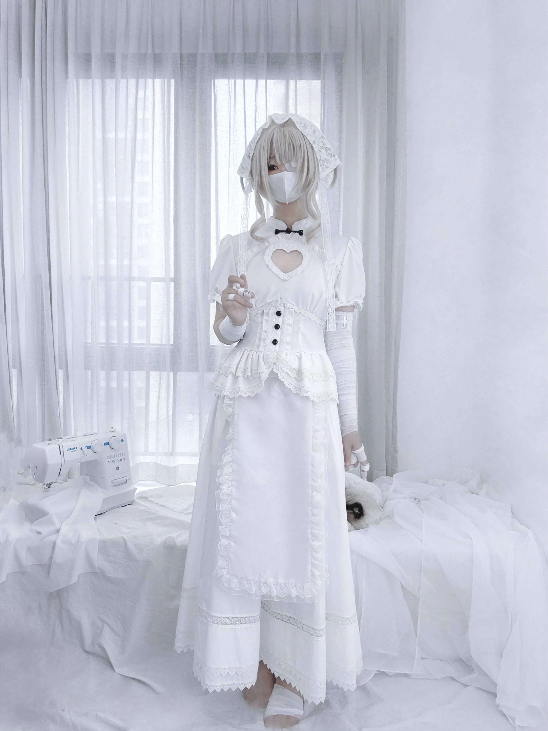 Jirai Kei Fashion Outfit Set Shirt And Puffy Skirt Set 37468:560368