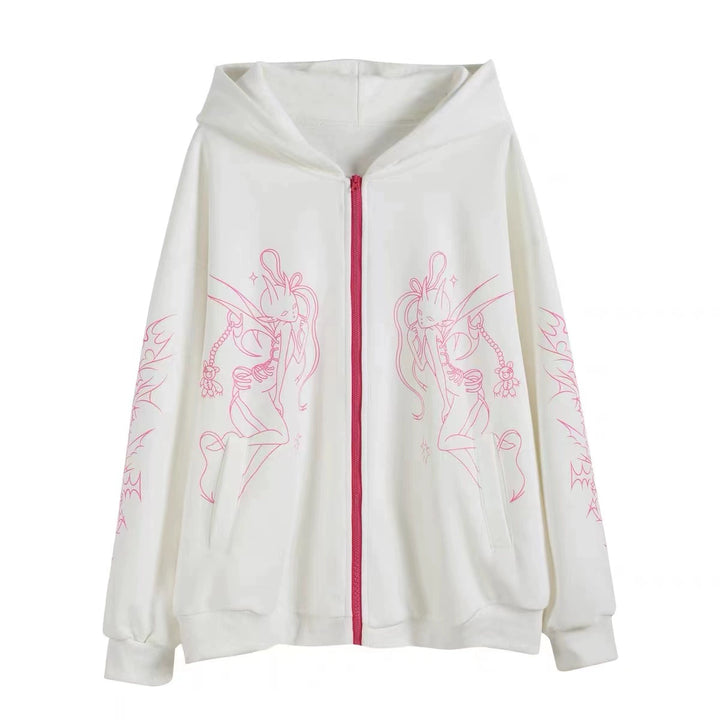 Jirai Kei Coat Gyaru Fashion Oversized Hoodie 34488:483800