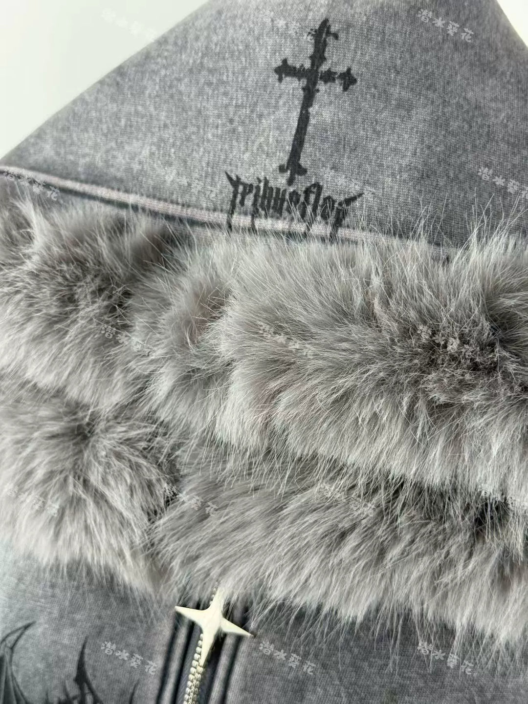 Gothic Winter Hooded Jacket, Fleece Lining 44148:798102