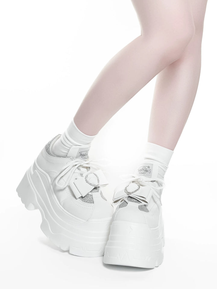 Jirai Kei Platform Shoes, Glitter Upper 45422:847857