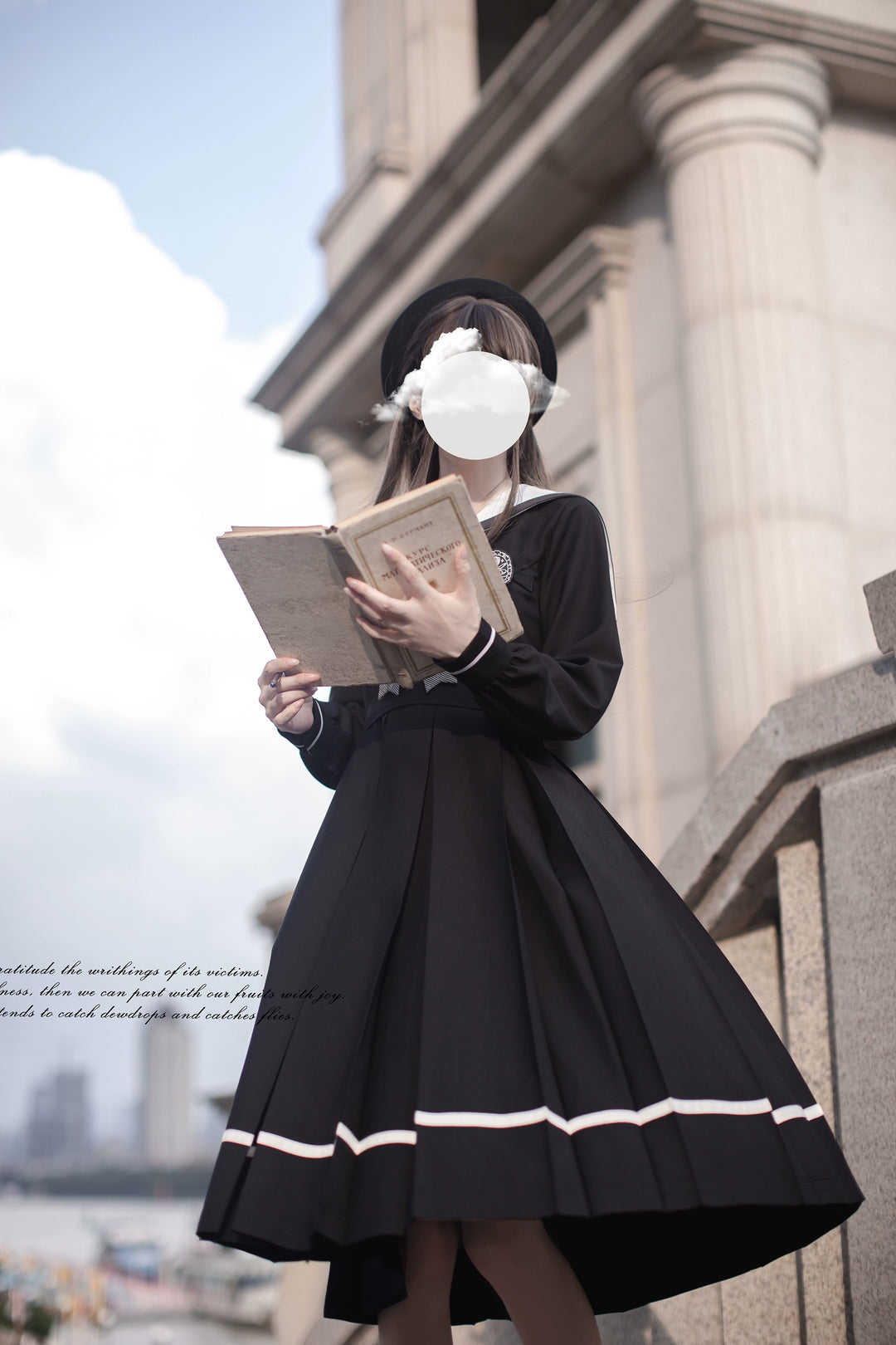 Calf Length JK Uniform Dress, Box Pleats 43759:784758