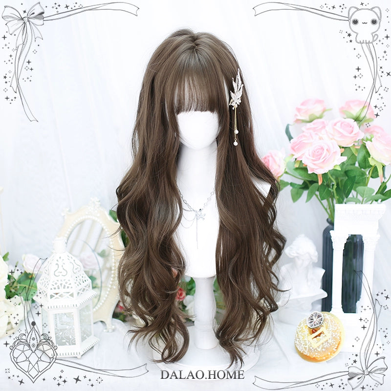 Lolita Wig Long Curly Hair And Straight Bang Multicolors 35930:507082 35930:507082