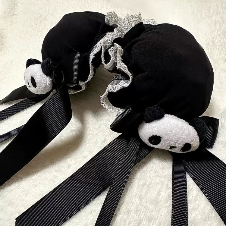 Jirai Kei Headdress With Panda Chinese style Hair Clip 36988:558250 36988:558250