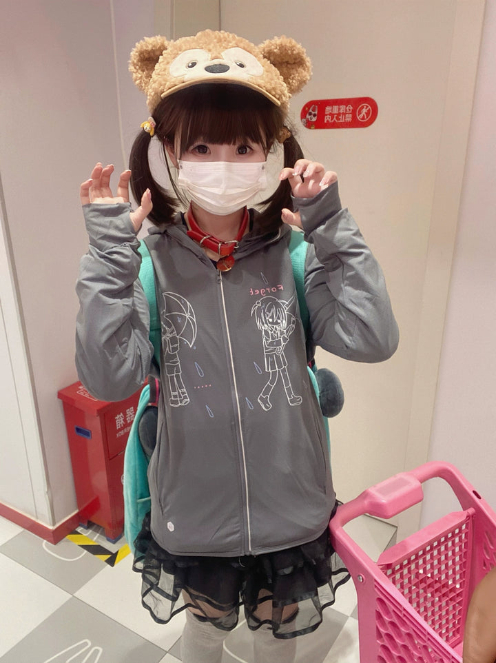 Kawaii Sun Protection Jacket Anti UV Hoodie 35692:499456 35692:499456