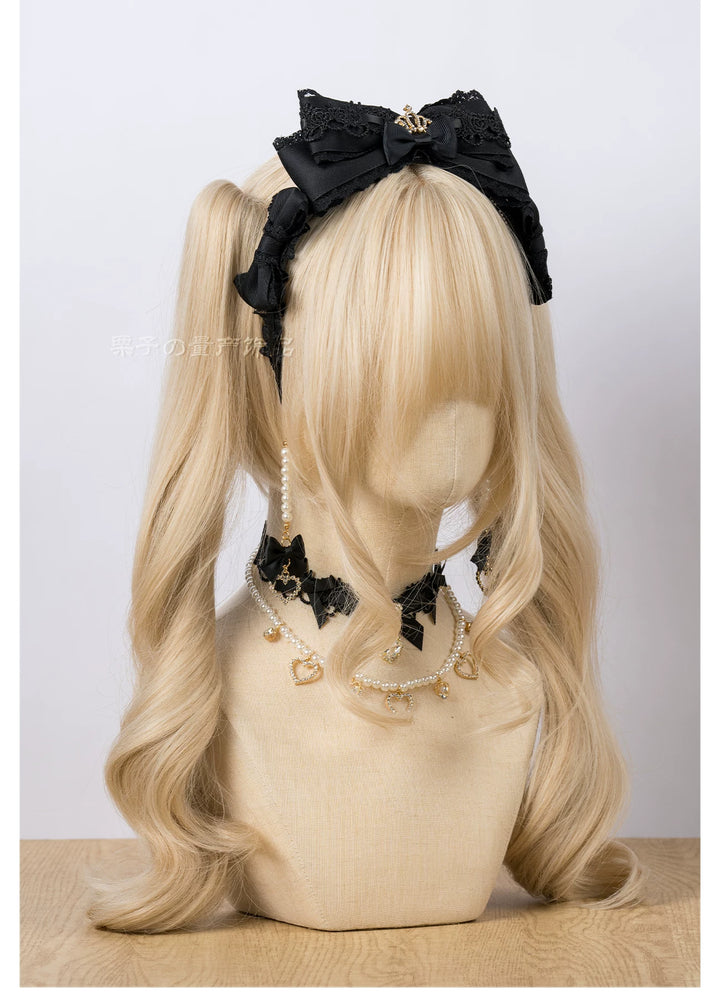 Jirai Kei Bowknot KC, Rhinestone Crown 44956:832813