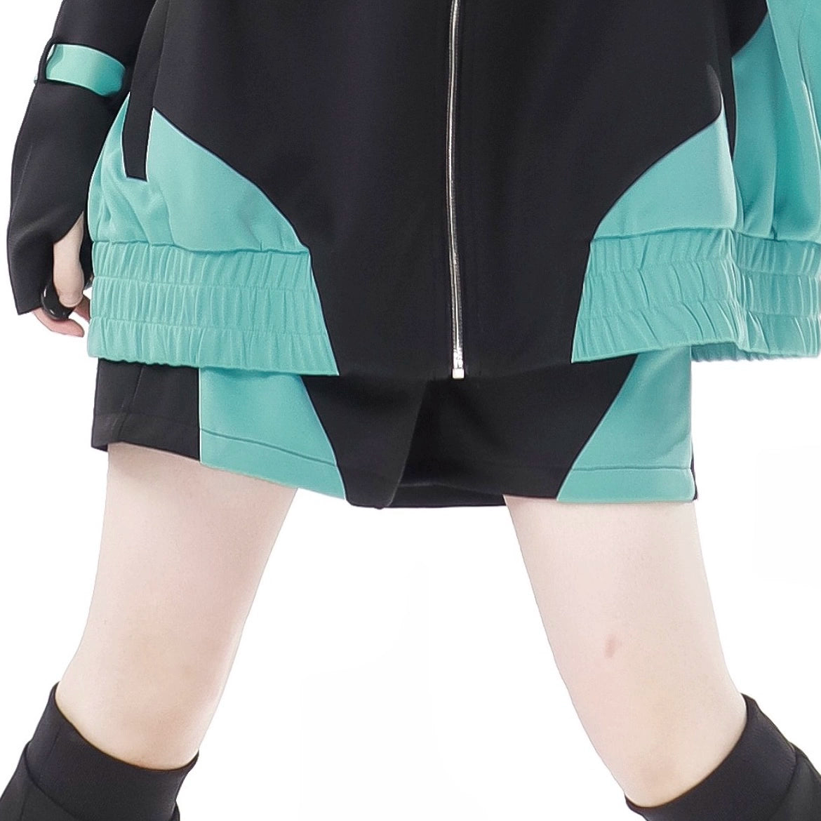 Jirai Kei Outfit Set Short Sleeve Sports Clothing Set (L M XL) 36794:546154