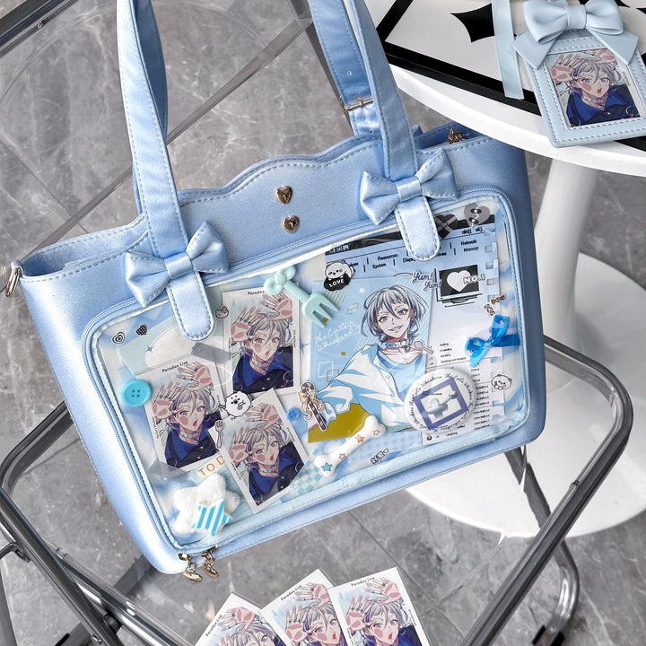 Kawaii Itabag Large Capacity Handbag With Bow Details 38032:582192