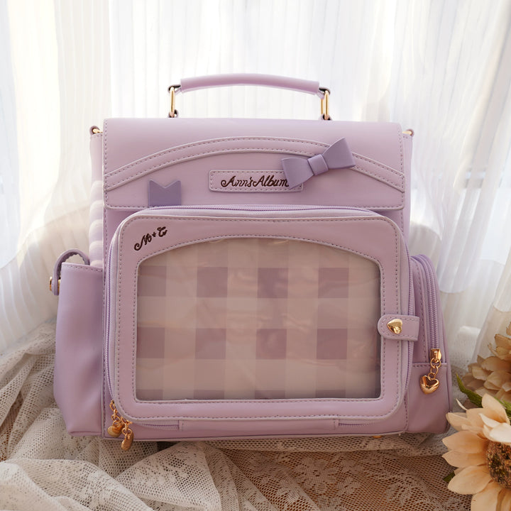 Kawaii Ita Bag with Crossbody Strap, Clear Window 45414:846769
