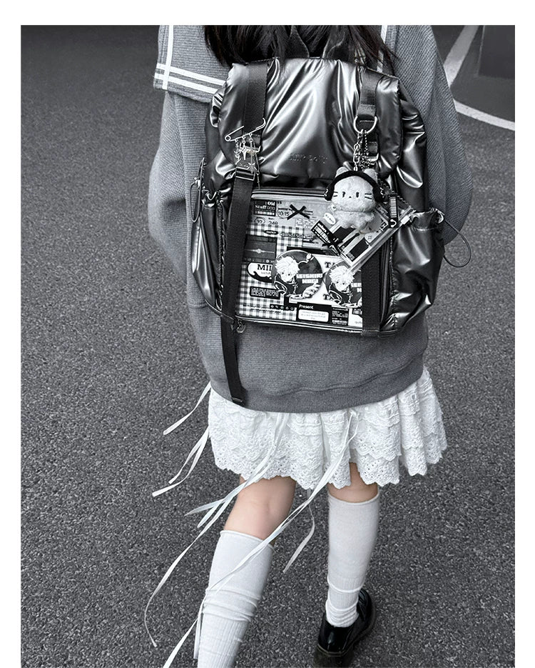 Large Capacity Itabag, Casual School Backpack 45428:848507
