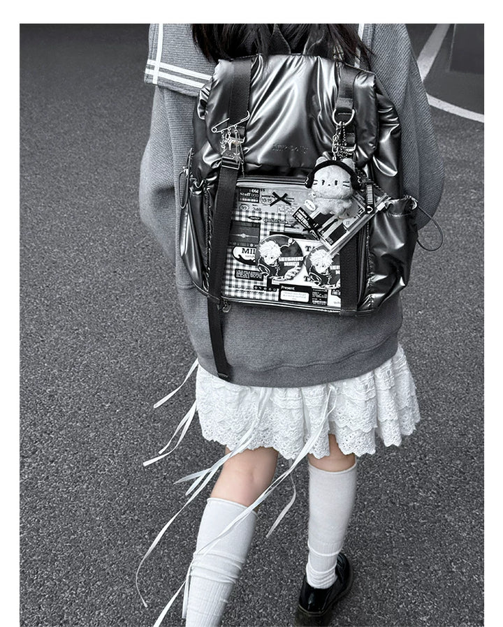 Large Capacity Itabag, Casual School Backpack 45428:848507