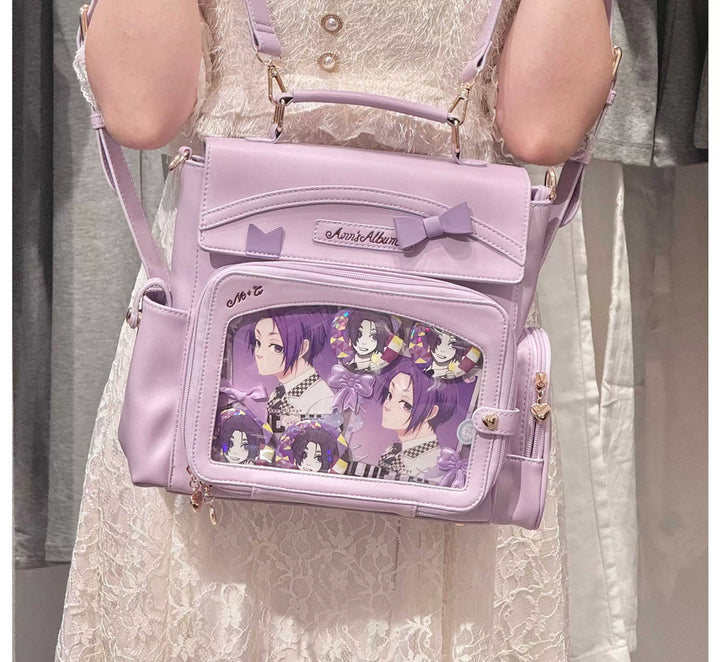 Kawaii Ita Bag with Crossbody Strap, Clear Window 45414:846776