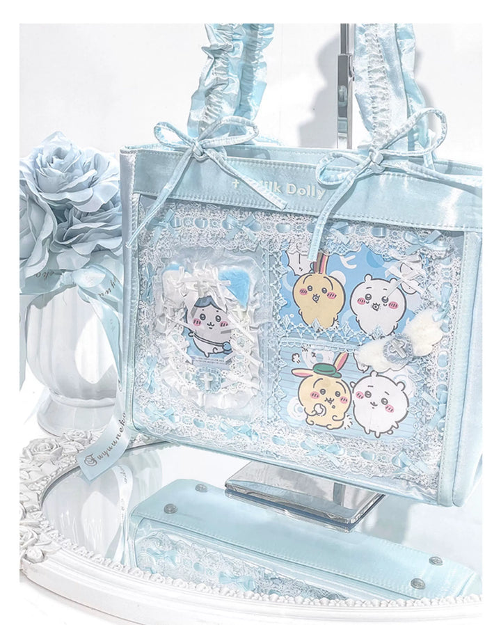 Imitation Silk Tote Itabag, Multiple Color 45430:851524