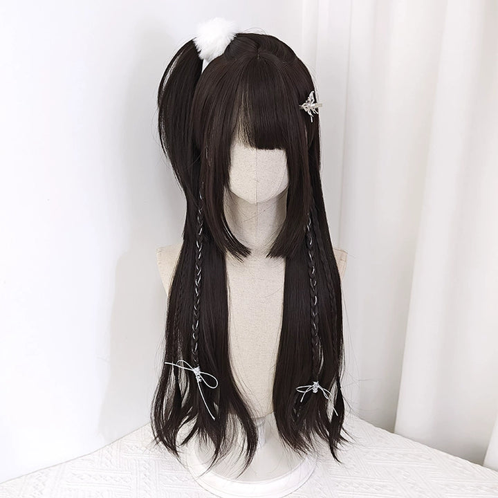 Jirai Kei Lolita Jellyfish Shape Dark Brown Wigs 22048:325292 22048:325292