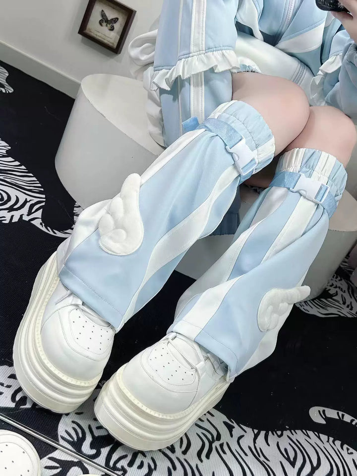 Tenshi Kaiwai Color Block Jacket & Leg Warmers 45463:856061