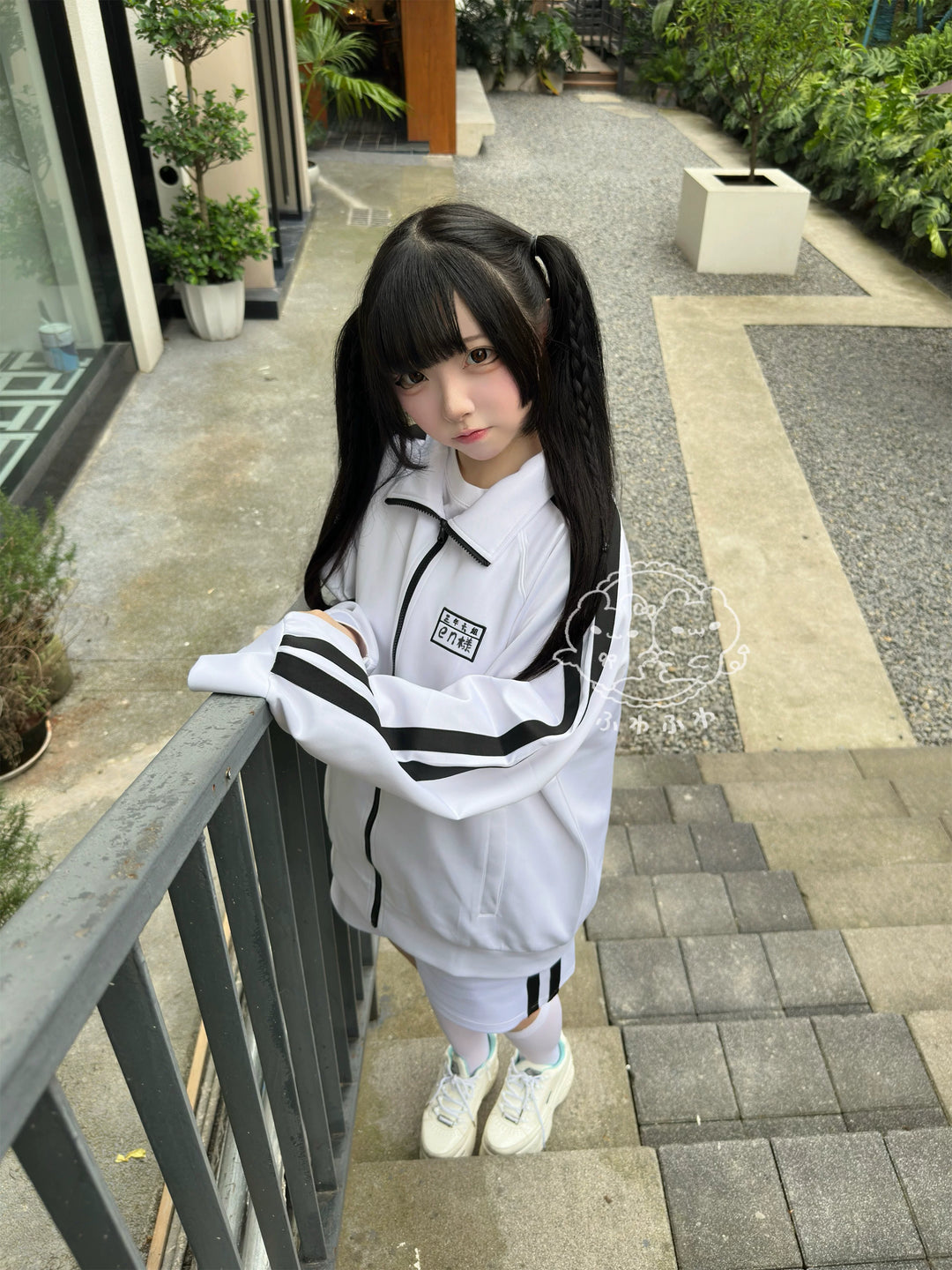 Black and White Jersey Jacket, Plus Size Shorts 44857:825948