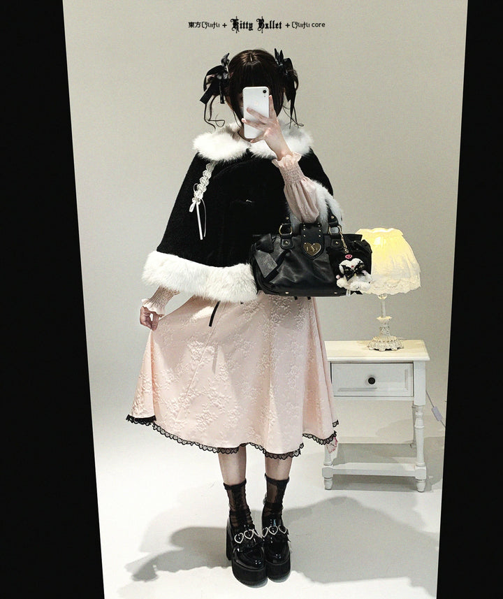 Elegant Long Open-Shoulder Dress, Subtle Floral Pattern 44473:809655