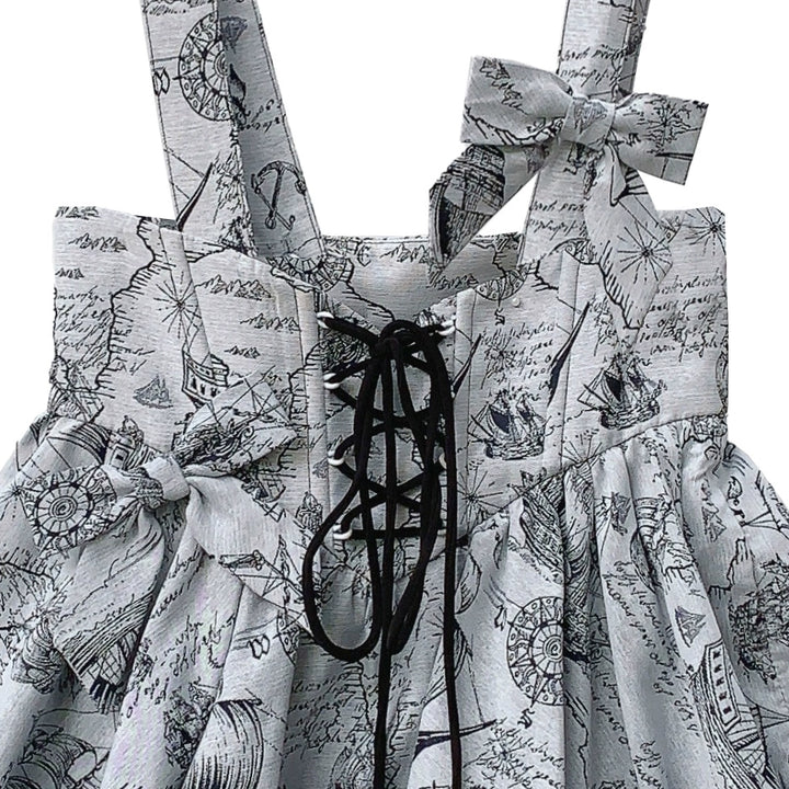 Classic Lolita Bust-supporting Bud Skirt & Solid Shirt & Bow (L M S XL) 42921:757821