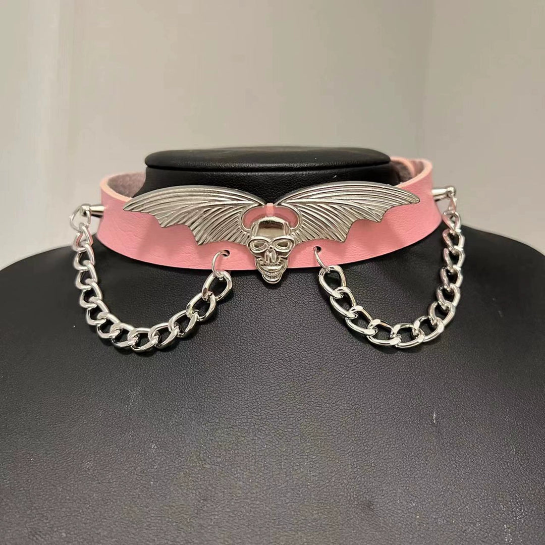 Punk Choker Bat Demon Wing Necklace Subculture Neck Decor 37748:609274