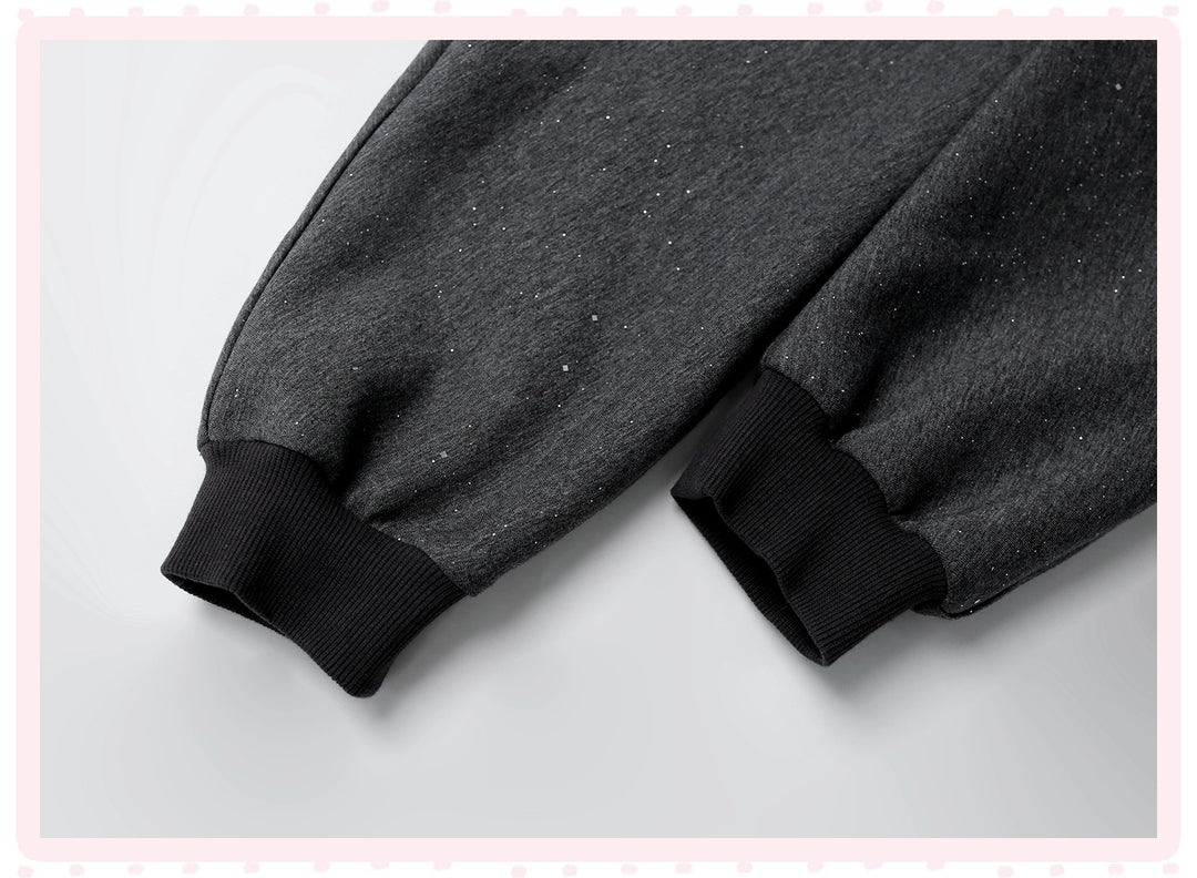 Shiny Hooded Jacket Outfit, Ear Accents 44079:796064