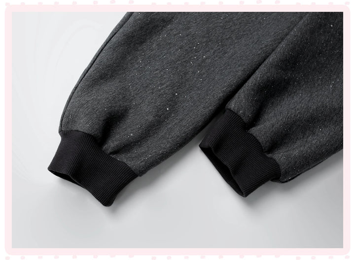 Shiny Hooded Jacket Outfit, Ear Accents 44079:796064