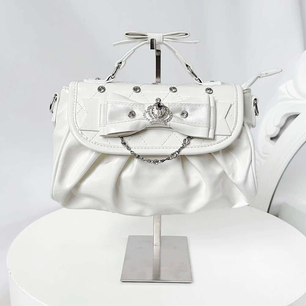 Jirai Kei Handle Crossbody Bag, Adjustable Bag Strap 45110:839384