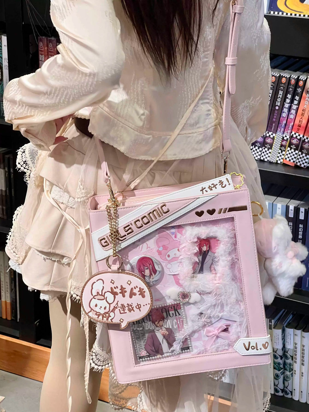 Kawaii Itabag Cute Crossbody Bag Embroidery Backpack 37258:556120 37258:556120