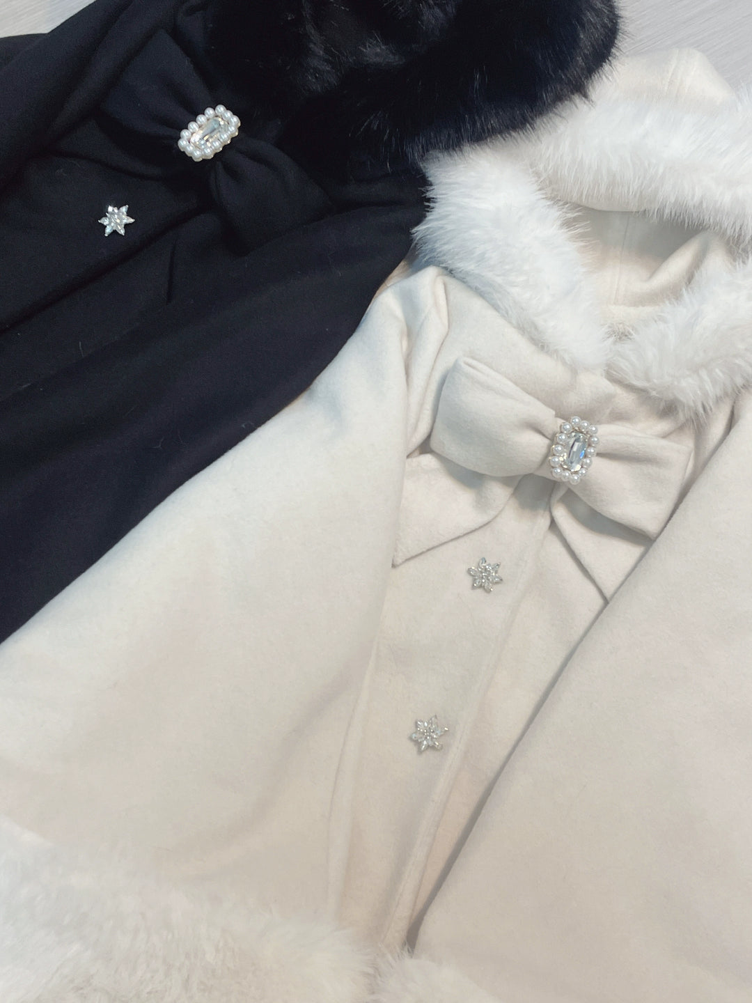 Sleeved Jirai Kei Cape, Cat Ear Hood 44153:802159